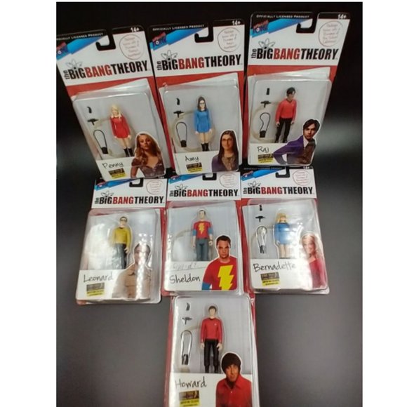 Big Bang Theory 3 3/4-Inch Action Figure Set of 6 Pick 6 Figures - Picture 2 of 2